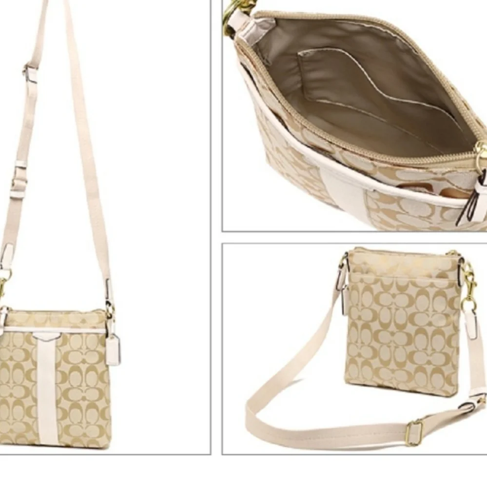 Coach Beige and Cream Crossbody Bag - Picture 13 of 16